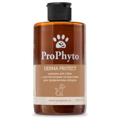 ProPhyto - Жидкий шампунь для собак с растительными экстрактами против перхоти и себореи ProPhyto - Жидкий шампунь для собак с растительными экстрактами против перхоти и себореи