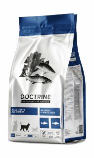 Doctrine - Сухой корм для взрослых кошек и котов, с Лососем и Белой рыбой