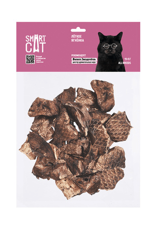 36318.580 Smart Cat - Lakomstvo dlya koshek, Legkoe yagnenka, 15 gr kypit v zoomagazine «PetXP» Smart Cat - Лакомство для кошек, Легкое ягненка, 15 гр