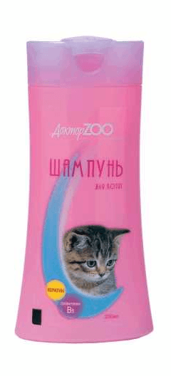 37855.580 DoktorZoo - Shampyn dlya kotyat, 250 ml kypit v zoomagazine «PetXP» ДокторZoo - Шампунь для котят, 250 мл