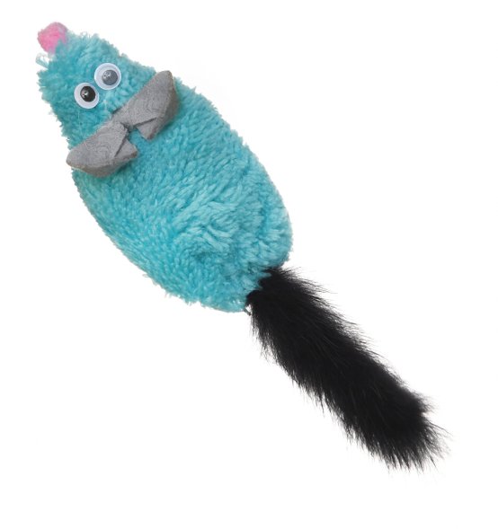 PetSHOP - Игрушка для кошек, Мышка с хвостом из натуральной норки