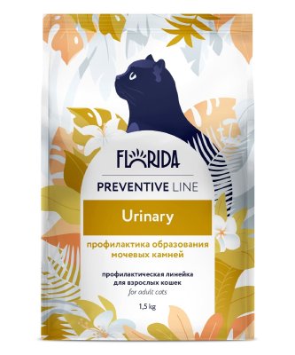 Florida Preventive Line Urinary - Сухой корм для кошек, профилактика МКБ Florida Preventive Line Urinary - Сухой корм для кошек, профилактика МКБ