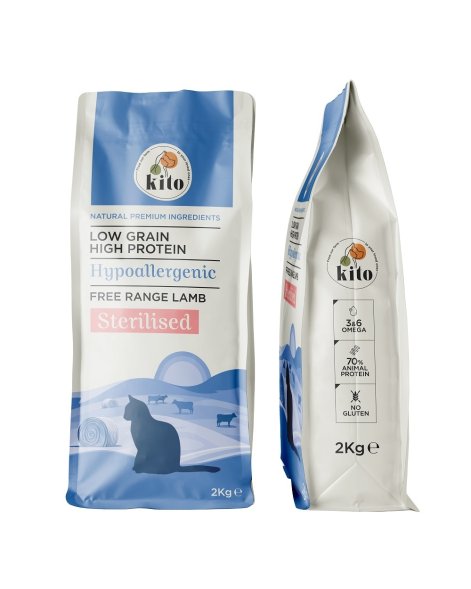 Kito Sterilised - Сухой корм для стерилизованных кошек, с ягненком 2 кг
