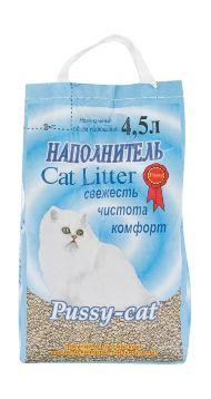 Pussy Cat - Цеолитовый наполнитель для кошачьего туалета 4,5л