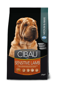 Farmina Cibau Sensitive Lamb Medium & Maxi - Сухой корм для собак средних и крупных пород с чувствительным пищеварением, с ягнёнком