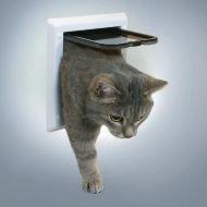 Trixie Дверца для кошки 14,7 × 15,8см белая, с двумя функциями.