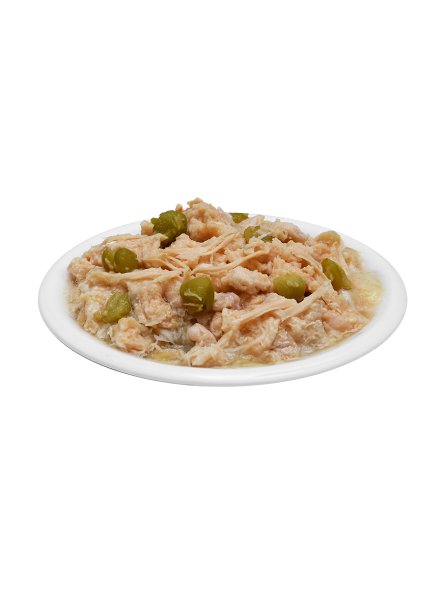 Almo Nature HFC - Корм консервированный полнорационный для кошек, с курицей и зеленым горошком 100гр