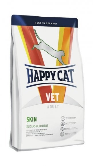 25945.580 Happy Cat Skin - Veterinarnaya dieta dlya dlya koshek s chyvstvitelnoi kojei kypit v zoomagazine «PetXP» Happy Cat Skin - Ветеринарная диета для для кошек с чувствительной кожей