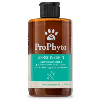 ProPhyto SENSITIVE - Жидкий шампунь для собак с растительными экстрактами против зуда и раздражения ProPhyto SENSITIVE - Жидкий шампунь для собак с растительными экстрактами против зуда и раздражения
