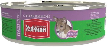 Четвероногий Гурман - Паштет для собак с говядиной