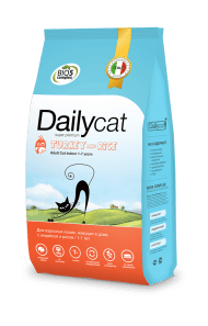 DailyCat Adult Indoore Turkey - Сухой корм для домашних кошек с индейкой 