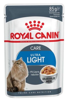 Royal Canin Ultra Light - Влажный корм для кошек, склонных к полноте, в желе 85гр Royal Canin Ultra Light - Влажный корм для кошек, склонных к полноте, в желе 85гр