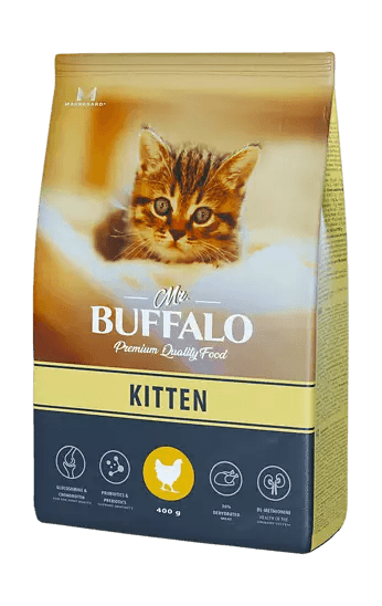 Mr.Buffalo Kitten - Сухой корм для котят, с Курицей