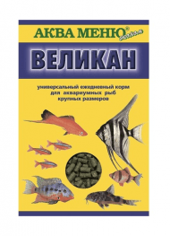 Аква Меню "Великан" - Корм для крупных рыб, 40 гр