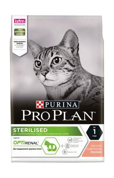 Purina Pro Plan Sterilised - Сухой корм для стерилизованных кошек с лососем