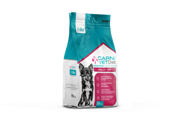 Carni Life VetDiet Mobility - Сухой корм для собак малых пород, поддержание здоровья суставов 2,5кг