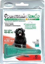 Фронтлайн® Комбо XL - капли от блох, клещей и яиц для собак 40-60кг, 1 пипетка 4,02мл