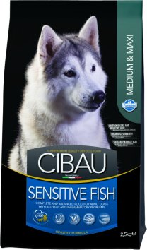 Farmina Cibau Sensitive - Сухой корм для собак средних и крупных пород с чувствительным пищеварением