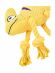Mr.Kranch - Игрушка для собак "Хамелеон" плюшевая с канатиками и пищалкой 26 см
