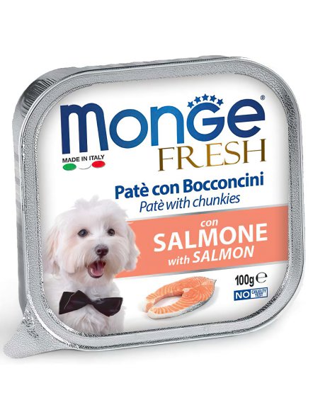 Monge Dog Fresh - Консервы для собак, с лососем 100гр