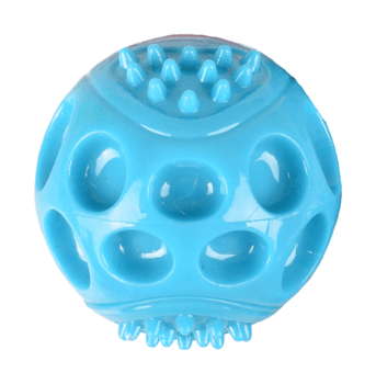 Flamingo - Игрушка для собак, Мяч из термопластичной резины, синий, 7 см