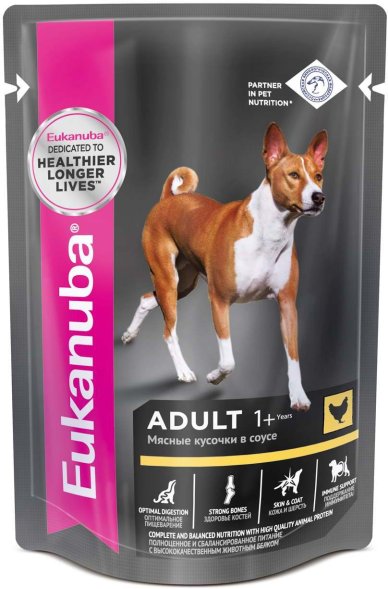 Eukanuba - Влажный корм для взрослых собак, с курицей 100гр