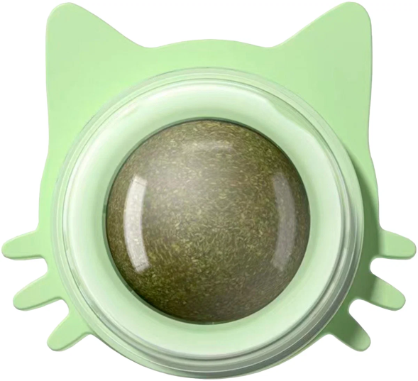 Homecat - Игрушка для кошек, шарик - лизун кошка, 5х5х4 см