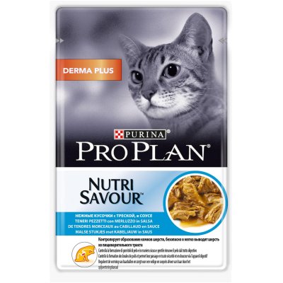 Pro Plan - Паучи для кошек с чувствительной кожей, с треской 85гр Pro Plan - Паучи для кошек с чувствительной кожей, с треской 85гр