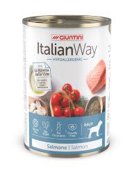 Italian Way Hypoallergenic - Консервы для собак с лососем и сельдью, гипоаллергенные
