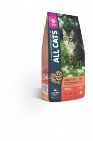 All Cats - Сухой корм для кошек, с говядиной и овощами