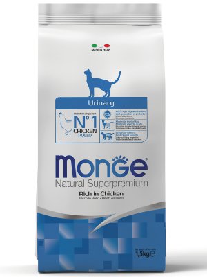 Monge Urinary - Сухой корм для профилактики МКБ у Кошек Monge Urinary - Сухой корм для профилактики МКБ у Кошек