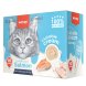 Wanpy Cat Лакомство для кошек &amp;quot;нежное пюре&amp;quot; с лососем и тунцом в ложечке 10 шт х16 г
