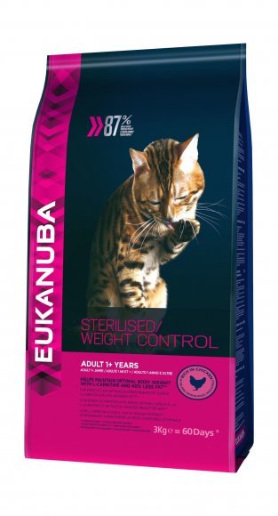 Eukanuba Adult Sterilised / Weight Control - Сухой корм для кастрированных кошек