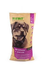 TitBit - Сухой корм для щенков крупных пород с ягненком
