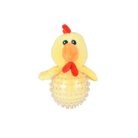 Flamingo - Игрушка для собак, Цыпленок с пищалкой, 16 см