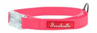 Ferribiella - Ошейник для собак, Cветящийся тонкий, Силиконовый, Розовый