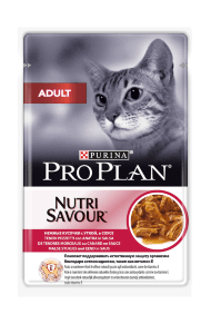 Pro Plan Adult - Паучи для кошек - кусочки в соусе с уткой 85гр