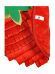 Mr.Kranch - Нюхательный коврик, Клубника, размер 32х35см, Красная
