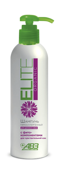 Elite Organic - Шампунь гипоаллергенный для щенков и собак 270 мл 