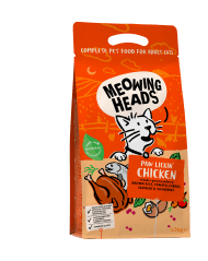 Meowing Heads Hey Good Looking - Сухой корм для взрослых кошек с курицей