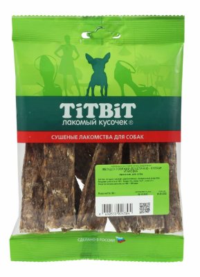 TiTBiT - Лакомства для собак, желудок говяжий пластинки, мягкая упаковка 50гр TiTBiT - Лакомства для собак, желудок говяжий пластинки, мягкая упаковка 50гр