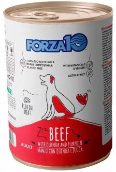 Forza10 Maintenance - Консервы для взрослых собак, с Говядиной, Киноа и Тыквой, 400 гр