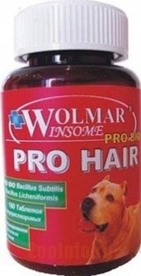 Wolmar Pro Bio Pro Hair - Комплекс для кожи и шерсти 180 таб Wolmar Pro Bio Pro Hair - Комплекс для кожи и шерсти 180 таб