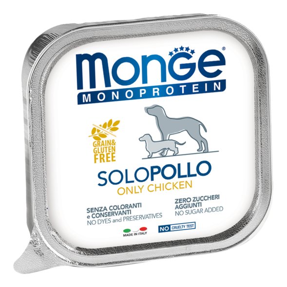 Monge Dog Monoproteico Solo - Консервы для собак паштет из курицы