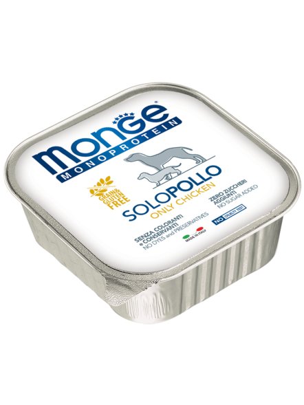 Monge Dog Monoproteico Solo - Консервы для собак паштет из курицы