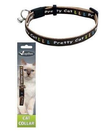 Papillon - Ошейник для кошек &amp;quot;Китти&amp;quot; 10мм-21-33см, коричневый (Adjustable cat collar, 10 mm x 21 - 33 cm, Kitty cat, colour brown) 270112
