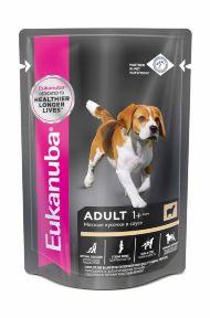Eukanuba - паучи для взрослых собак с ягненком 100 гр