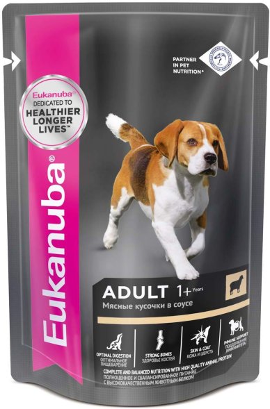 Eukanuba - Влажный корм для взрослых собак, с ягненком 100 гр
