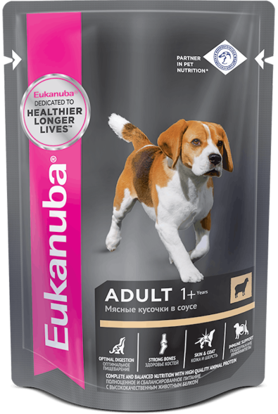 Eukanuba - Влажный корм для взрослых собак, с ягненком 100 гр