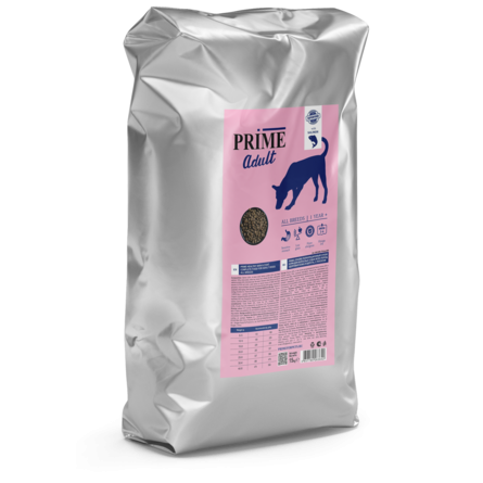 Prime Healthy Skin &amp;amp; Coat - Сухой корм для собак с лососем, здоровая кожа и шерсть, с 12 месяцев